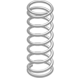 304不锈钢压簧线径0.7*外径4/5/6/7/8/9/10 压缩弹簧 大小压力簧