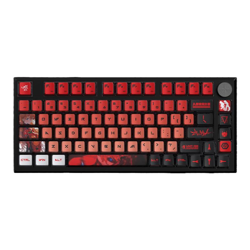 腹灵MK750明日香三模游戏键盘
