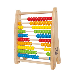 德国Hape 儿童算盘 珠算架计算架 宝宝益智玩具数学字母算术教具
