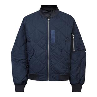 古由卡GuukaTech菱格飞行员棉衣夹棉夹克男冬 加厚保暖棒球服外套