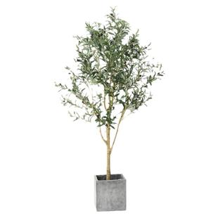 海虹雅林仿真绿植橄榄树盆景装饰室内客厅假树落地盆栽仿生植物