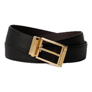 【新年礼物】dunhill登喜路男35毫米滚轴式带扣Cadogan双面皮带