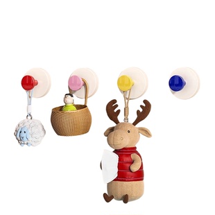 吸盘挂钩免打孔强力承重浴室卫生间挂勾门后挂衣架无痕衣帽钩