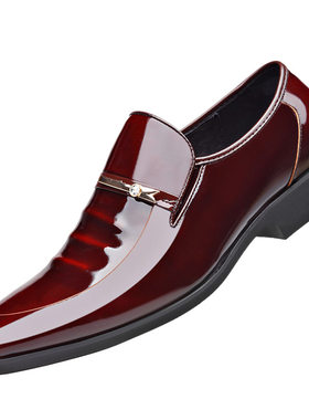 春秋男皮鞋富贵鸟透气休闲
