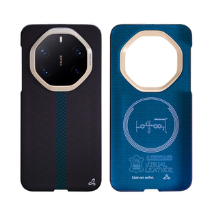 newcloth火星日落火星壳【视觉牛皮】适用华为Mate80RS/X7宇航服纤维超薄磁吸高级商务男类凯夫拉手机壳