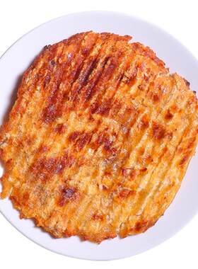 珍洋营养现烤鱼片大连特产500g无防腐鱼干海味即食休闲零食