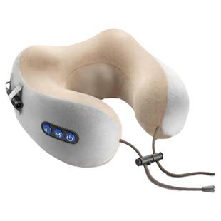 u型枕头多功能电动肩颈椎脖子颈部家用舒缓颈肩按摩器车载护颈仪