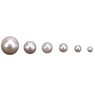 珍珠纽扣旗袍衬衫diy手工圆形斜孔装饰扣开衫扣毛衣扣子珠扣