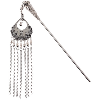 长款流苏合金民族风西藏旅行发簪