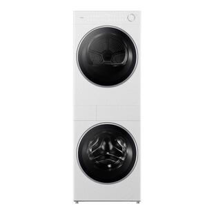 [全民补贴]美的清风明月2.0洗烘套装无孔滚筒变频热泵干衣机AIR