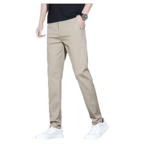 男士轻商务休闲裤直筒宽松长裤2025新款裤子男夏季薄款西裤有弹力