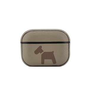 里面LM｜可爱小木马真皮AirPods123代AirPodspro123代耳机壳定制保护套定制卡通艺术不撞壳小众多色可选原创