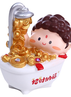 小佛祖盲盒工位桌面招财解压摆件