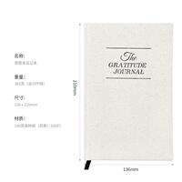 Amazon cross-border in-stock GRATITUDE Notebook GRATITUDE JOURNAL Plan A5 linen surface notebook thumbnail 2