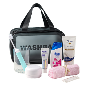 易旅旅行洗漱套装便携式旅游洗漱包洗发水沐浴露小样牙膏牙刷全套