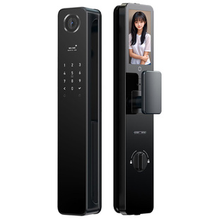 老式防盗门铁门自碰门牛头锁防火门木门改指纹锁智能锁密码电子锁