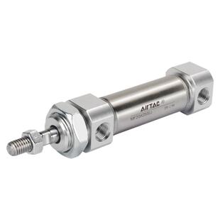 亚德客不锈钢迷你气缸MF20X50S/25/32/40X50X60X70X80X90SU平尾型