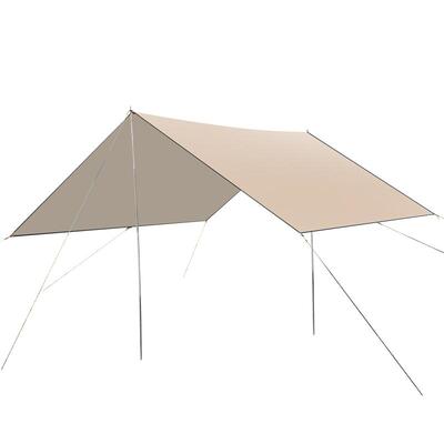 黑胶大投影户外天幕帐篷防雨防晒隔热野营露营大八角蝶形遮阳帐蓬