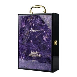 烤漆木盒红酒包装礼盒高档红酒盒定制葡萄酒箱盒子单双支皮盒礼盒