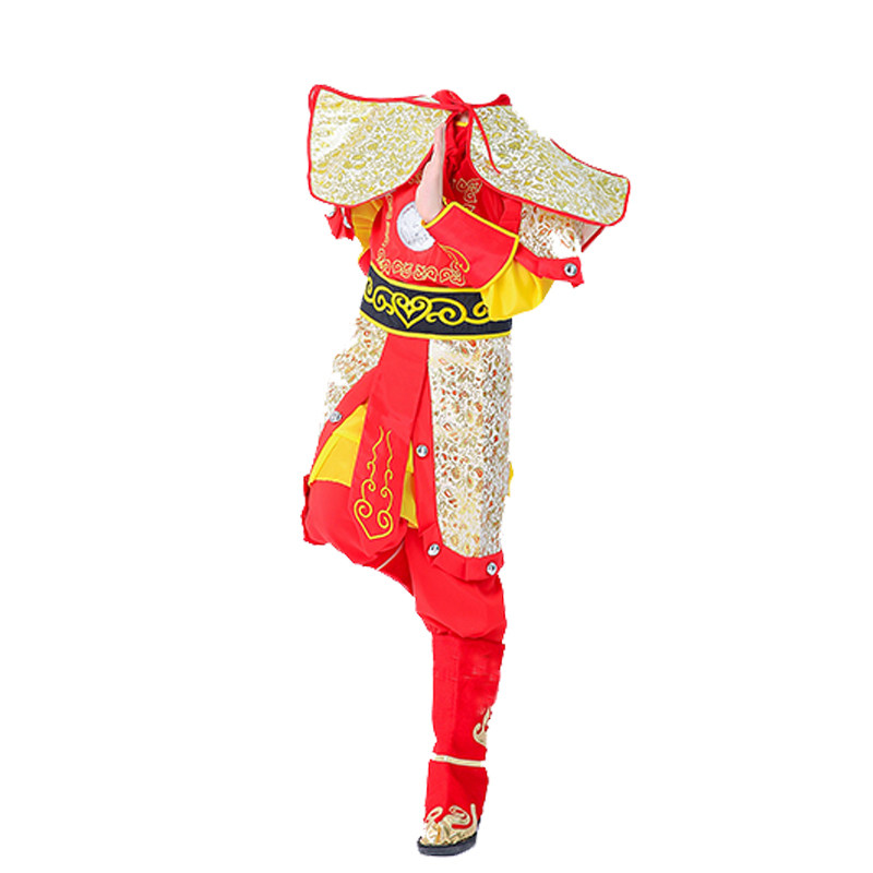 孙悟空衣服六一儿童美猴王服装西游记表演服全套装齐天大圣演出服