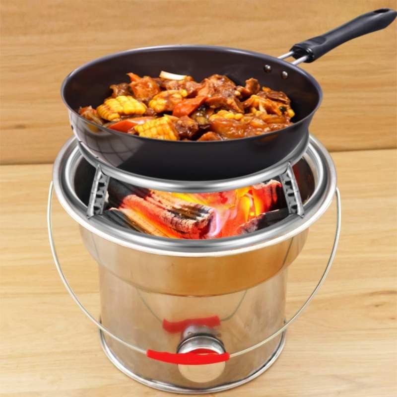 烤火盆烤火炉冬天木炭烧烤炉家用取暖炉室内火炉柴火炉户外烧烤架