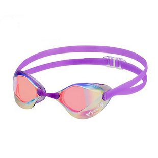 日本VIEW122无胶圈刀锋竞速泳镜男女款高清镀膜防雾紫水晶游泳镜