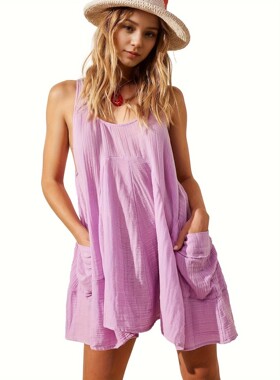 Z 31922 Sleeves Bas Mini Dress 无袖露背连衣裙 跨境代