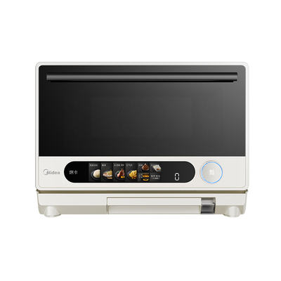 美的寻味2.0微蒸烤炸炖一体机2025新款家用智能多功能微波炉G25