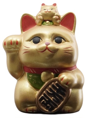开业礼物收银台桌面招财猫摆件