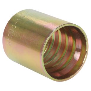 扣压式打字套皮接头套筒13/16/19/25MM一层2层钢丝高压油管套壳