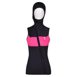 Bestdive潜好3mm带帽保暖潜水背心自由潜水肺潜水无袖夹克潜水服