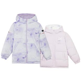 【商场同款】361°童装女童两面穿羽绒服2025年冬季新款中大童
