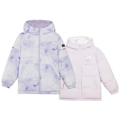 361°童装女童两面穿羽绒服
