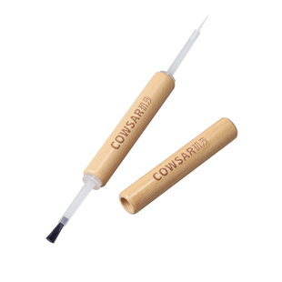 美甲一次性替换刷头实木杆可拆卸双头拉线刷子多功能笔刷工具套装