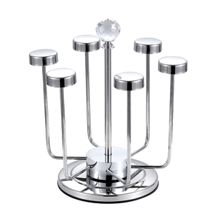 杯架不锈钢杯子架轻奢水杯倒挂啤酒杯架家用玻璃茶杯沥水架置物架