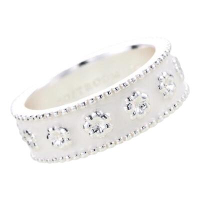 雕花素戒本命年红珐琅戒指