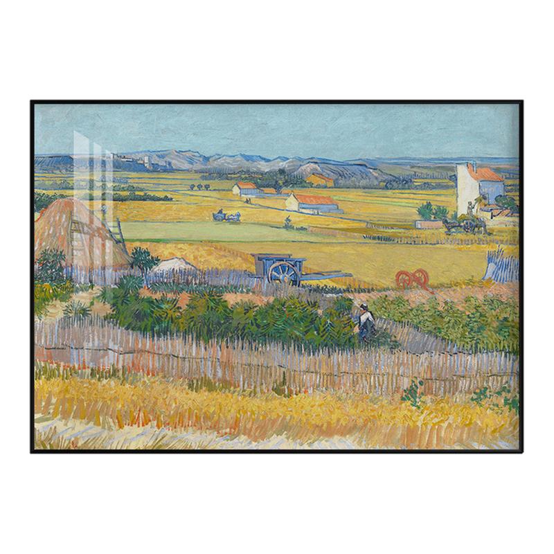 梵高莫奈抽象花卉油画装饰画