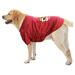 狗狗衣服夏季薄款带袖网眼T恤大中型犬宠物金毛拉布拉多柴犬泰迪