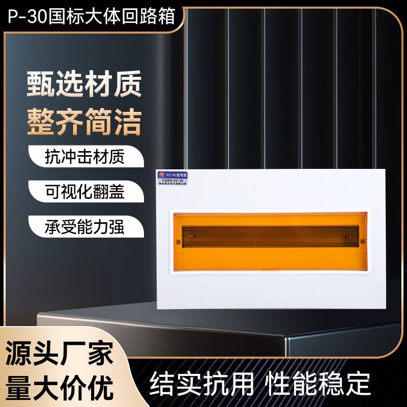 P-30大体配电箱 回路箱电箱动力箱 塑料盖板盒盖板电表箱