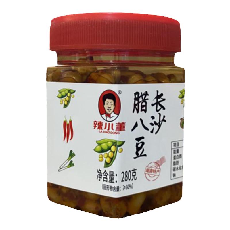 辣小董长沙腊八豆即食香辣黄豆酱湖南瓶装下饭菜拌面黄豆子豆瓣酱