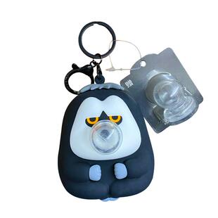 2025年新款红山动物园杜杜大号吐泡泡解压捏捏乐钥匙扣男书包挂件
