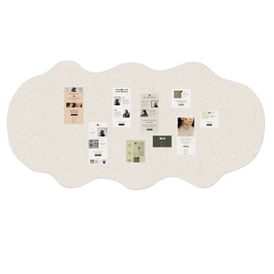 异形毛毡板照片墙装饰展示板软木板背景板文化墙毛毡墙贴相片墙