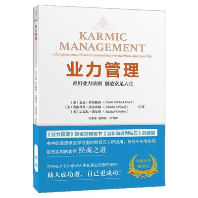 业力管理 善用业力法则创造富足人生《当和尚遇到钻石》续篇《能断金刚》作者麦克·罗奇 业力法则 新华书店 正版书籍