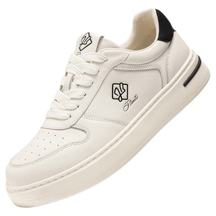 宾度男鞋正品旗舰店2026春季新款百搭休闲板鞋男士商务运动小白鞋