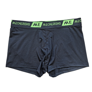 外贸男士全网眼冰丝速干四角裤防磨腿运动跑步健身透气平角内裤