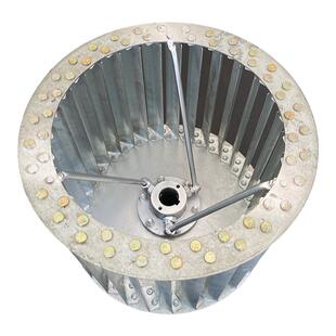 11-62低噪声多翼式离心风机叶轮 静音厨房不锈钢风叶油烟净化器