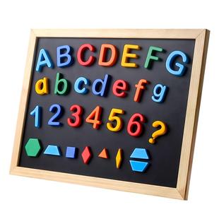 英文字母磁力贴教具磁吸数字贴板贴磁性磁铁黑板白板墙贴吸铁石26个英文字母冰箱贴拼音字母单词益智玩具早教