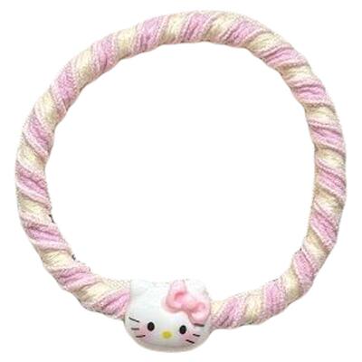 小猫头绳情侣手链少女小皮筋送给男朋友发圈百搭发绳高弹力发饰kt