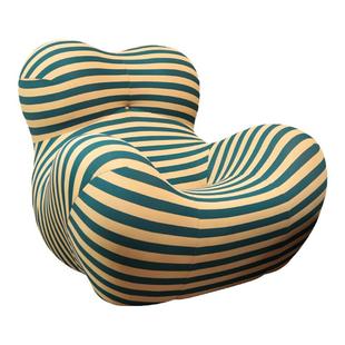 设计师羊毛卷妈妈的怀抱懒人沙发阳台客厅奶油风休闲沙发椅单人椅