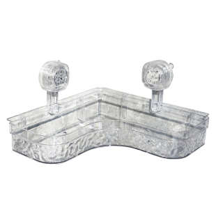 吸盘转角置物架卫生间浴室厕所洗漱台淋浴免打孔挂墙三角收纳神器